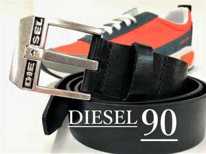 ディーゼル　ベルト 01C21　サイズ90　ブラック　新品 タグ付　プレゼントにも　DIESEL　BLUESTAR　X03728 PR227 H5903