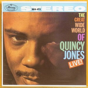 ●コーティング!★Quincy Jones(クインシー ジョーンズ)『The Great Wide World Of Quincy Jones Live』JPN LP #60936