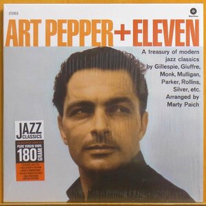 ●シュリンク美品!ダブル洗浄済!★Art Pepper(アート ペッパー)『Art Pepper + Eleven』EU LP #60948