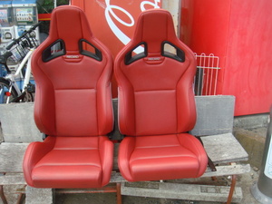 即決！レカロスポーツスター　RECARO　SS　LL100H　SE　RD/RD/SL＆BK　RH　C-SS　SE　RD/RD/SL＆BK　RH　レザー　本革　シートヒーター