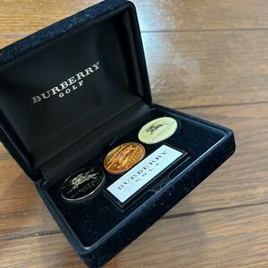 Burberry Golf ☆ Ball Marker 3 -Piece Set