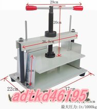 製本機 手動プレス機 ハンドプレス機 製本プレス機 高圧圧着機 a4 卓上 自炊 紙 型抜き レザークラフト 布 家_画像2