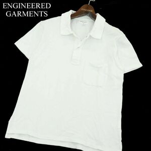 USA made * ENGINEERED GARMENTS engineered garments spring summer short sleeves deer. . polo-shirt Sz.XS men's white A3T09035_7#D