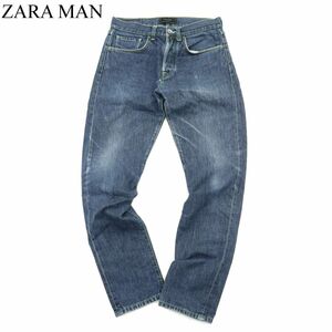 ZARA MAN STUDIO ザラ マン USED加工★ テーパード デニム パンツ ジーンズ Sz.30　メンズ　A3B03789_8#R