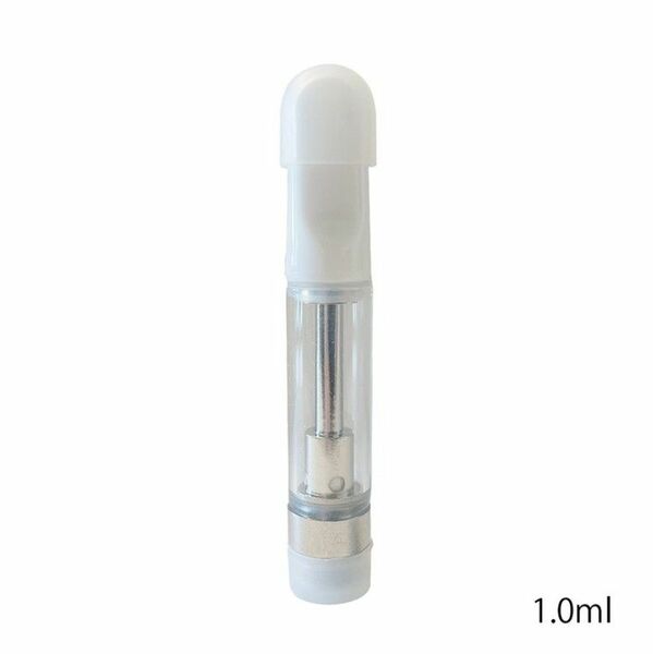 CBD用510規格VAPEアトマイザー (1ml) (ホワイト) 100本セット