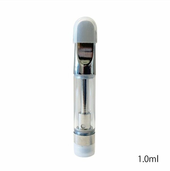 CBD用510規格VAPEアトマイザー (1ml) (シルバー) 100本セット