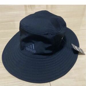 アディダス　 バケットハット 帽子　 紫外線カット UPF50 カラー　ブラック