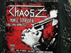 輸入2枚組12インチアナログレコード/CHAOS Z/カオスZ/DUNKLE STRASSEN[1981-1995KOMPLETE]ジャーマンハードコアパンクHARDCORE PUNKドイツ