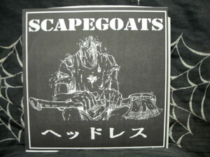 国内盤７インチアナログレコード/SCAPEGOATS/スケープゴーツ/ヘッドレス/80年代ジャーマンハードコアパンクHARDCORE PUNKドイツGERMANY