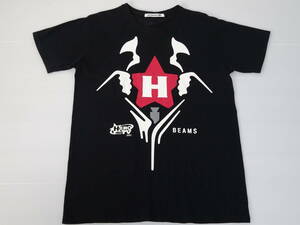 中古 TIGER&BUNNY The Beginning BEAMS コラボ Tシャツ 黒 Lサイズ HERO AWARDS 綿100% 日本製 タイバニ ビームス バンダイ