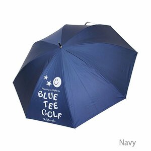 ●2③送料無料【ネイビー】ブルーティーゴルフ 【晴雨兼用ワンタッチアンブレラ】【AC-021】BLUE TEE GOLF 