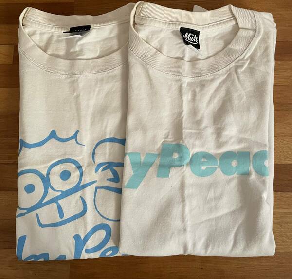 送料込☆ 【USED】スカイピース 白 TシャツMサイズ 2枚セット 