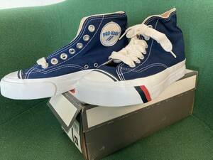 * не использовался Vintage PRO-Keds Pro-Keds ROYAL HI парусина спортивные туфли 4 Royal - ikatto Colombia производства темно-синий неиспользуемый товар 