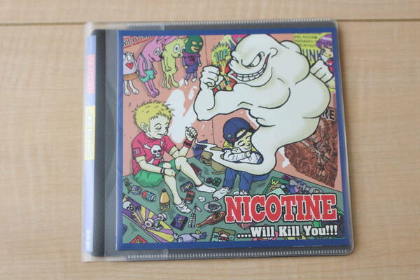 NICOTINE …Will Kill You!!! CD 元ケース無し メディアパス収納
