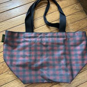  Herve Chapelier tote bag check pattern 