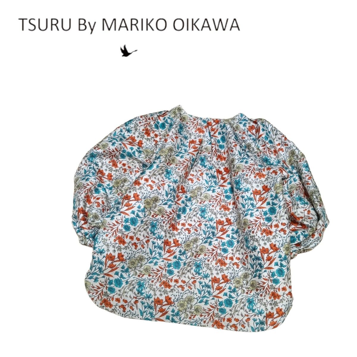 Tsuru by MarikoOikawa フラワーTストラップウェッジサンダル|PayPay