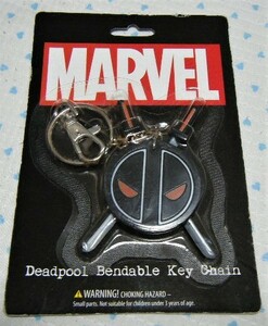 マーベル　MARVEL　Deadpool Bendable Key Chain・キーホルダー　新品未開封品　@ケースサイズ 16.5㌢×11㌢