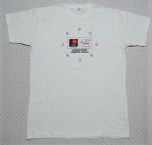 キリン　KIRIN LOVERS SPORTS　オリンピック応援Tシャツ・プリントTシャツ　白色　サイズ FREE　＠JAPANESE OLYNPIC COMMITTEE SPONSOR