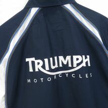 TRIUMPH モーターサイクル ワークシャツ sizeL/トライアンフ　0804_画像5