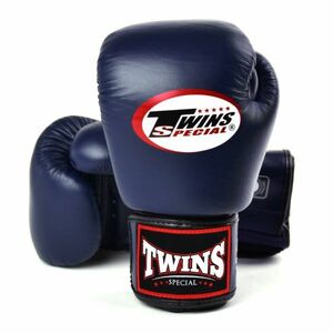 新品 Twins ツインズ 本革性 レザー グローブ BGVL3 ネイビー 14oz ムエイタイ ボクシング キックボクシング MMA 格闘技 Gloves