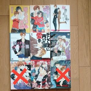 BL漫画2冊から4冊売り　新也美樹　くるわ亜希　即購入不可です。