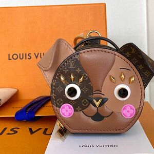 【新品・未使用】ポルトクレ　パピー　ハットボックス　バッグ　チャーム　犬　ドッグ LOUIS VUITTON