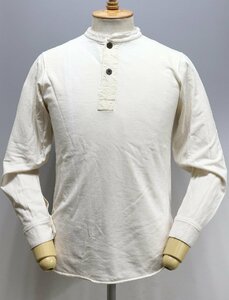 Loop & Weft (ループアンドウエフト) HENLEY NECK SHIRT / ヘンリーネックシャツ 美品 アイボリー size 34(XS) / スリーピングシャツ