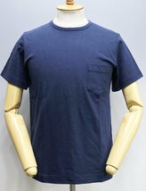 Workers K&T H MFG Co (ワーカーズ) Crew Neck Pocket Tee / クルーネック ポケットTシャツ 未使用品 ネイビー size S_画像1