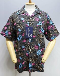 JELADO (ジェラード) Cotton Open Shirt / コットン アロハシャツ “Hollywood” BL61107 未使用品 アッシュ size 15(M) / ハリウッド