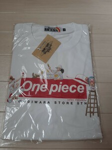 ONE PIECE　ワンピース　SR’ES RAINBOW　エスアールエス　麦わらストア限定　Tシャツ 　8周年　ホワイト　サイズXL