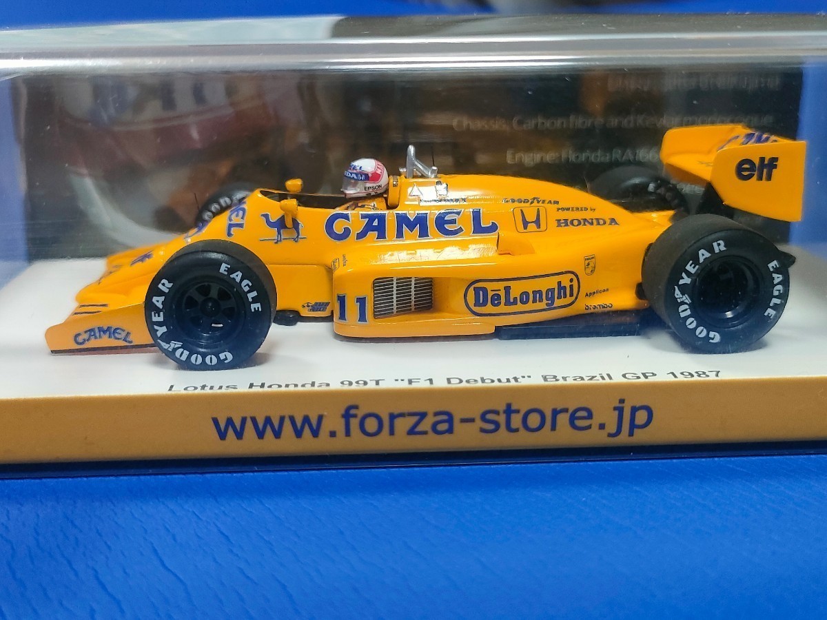 中嶋悟・ラクダマーク貼付》1/43 ロータス 99T ホンダ #11 1987