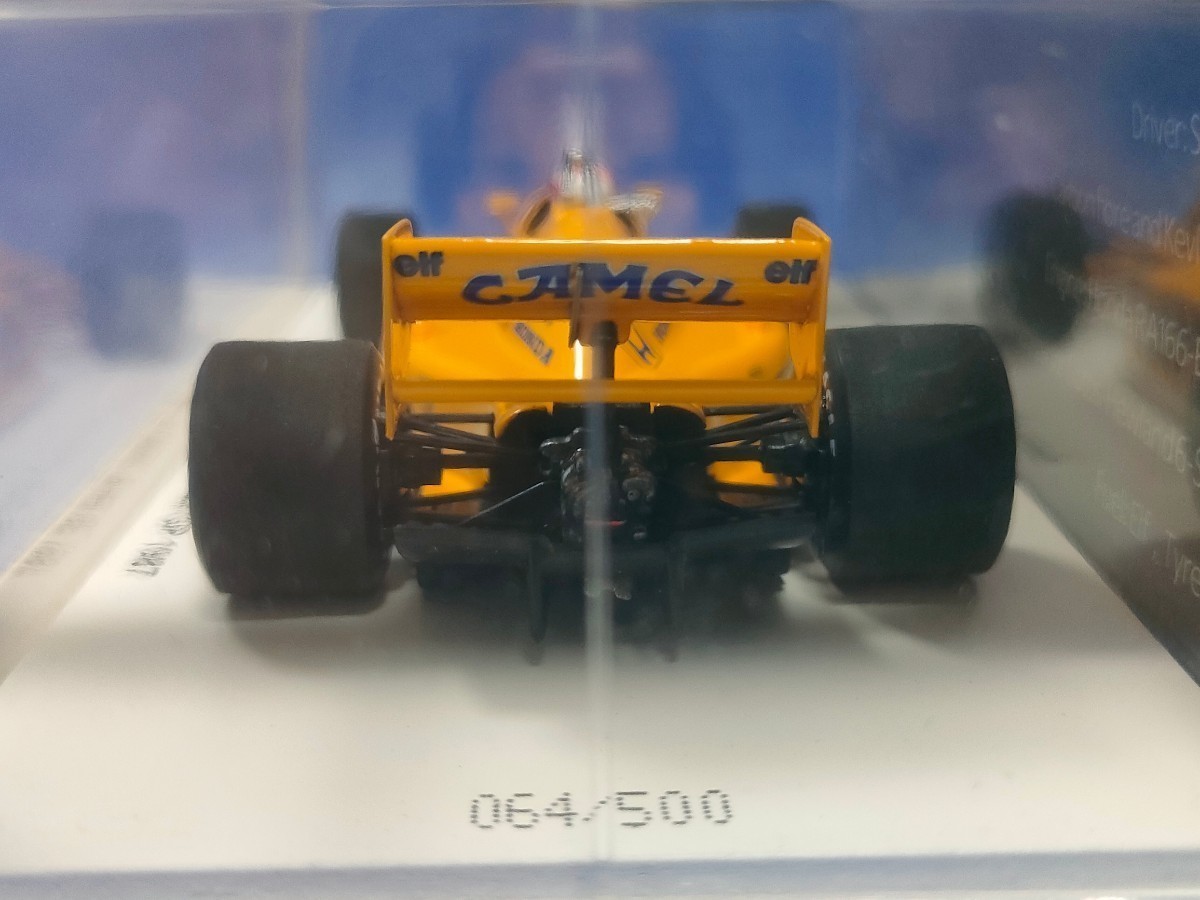中嶋悟・ラクダマーク貼付》1/43 ロータス 99T ホンダ #11 1987