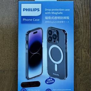 Philips（フィリップス）【iPhone14 Pro ケース MagSafe対応】 透明カバー 耐衝撃 ワイヤレス充電対応 6.1インチ専用 クリア DLK6107Tの画像8