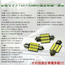 JE1/2 ゼスト スパーク/スポーツ含 T10×31㎜ LED ルームランプ 24連 汎用 3個セット ポン付け_画像2