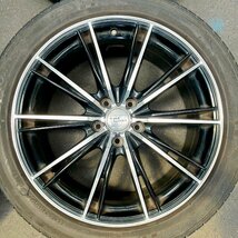 タイヤ付き純正ホイール4本セット　MANARAY SPORT VERTEC VR-5 S-10(マナレイスポーツ バーテック)　19×8J　+35　114.3　5穴　245/45ZR19_画像5