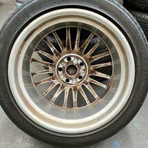 タイヤ付き純正ホイール1本　レクサスLS　USF40　バージョンSZ　19×8J　+35　120　5穴　245/45R19_画像9