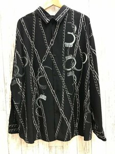 127AH LAD MUSICIAN DECHINE CHAIN BIG SHIRT 2120-123 ラッドミュージシャン【中古】