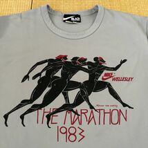 ブラックコムデギャルソン　ナイキコラボ　1983 THE MARATHON Tシャツ_画像2