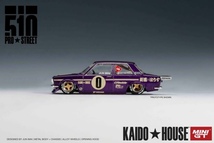 即決！ KAIDO★HOUSE x トゥルースケール MINI GT 1/64 ダットサン 510 プロストリート OG パープル S1/02 新品・未開封品_画像4