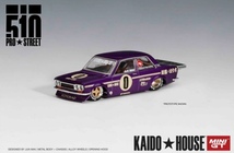 即決！ KAIDO★HOUSE x トゥルースケール MINI GT 1/64 ダットサン 510 プロストリート OG パープル S1/02 新品・未開封品_画像3