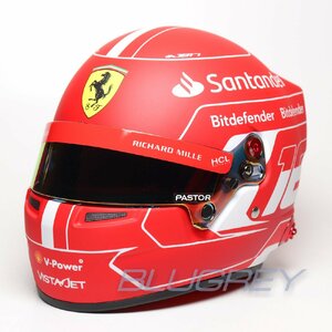 ベル ミニヘルメット 1/2 F1 フェラーリ シャルル・ルクレール 2023 BELL FERRARI #16 CHARLES LECLERC