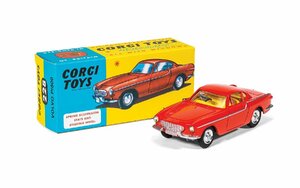 コーギー 1/43 ボルボ P1800 クーペ 1965 レッド Corgi VOLVO P1800 COUPE ミニカー レトロ