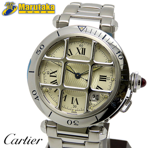 Бесплатная доставка Cartier 1847 Limited Pasha 38 мм Сетка 150th Anniversary Коробка Гарантийный талон Cartier W3102255 Itsukuya Marutaka Amagasaki a22r778-1