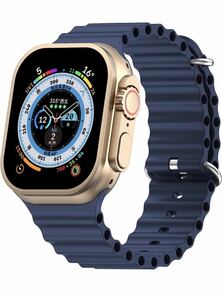 Apple Watch Ultraバンド　シリコンスポーツバンド柔らかい　アップルウオッチバンドオーシャンバンド42/44/45/49mm 男女兼用