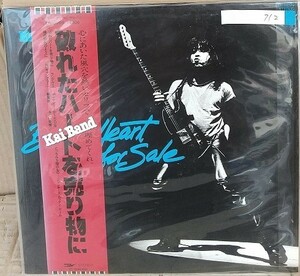 ☆USED 甲斐バンド 「破れたハートを売り物に」 レコード LP 帯付☆