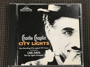 チャップリン　街の灯　サウンドトラック　CD　CHARLIE CHAPLIN CITY LIGHTS 　カール・デイヴィス