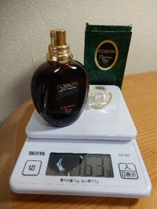 ほぼ満タン 163g(^^ゞ 50ml トワレ「Dior POISON：ディオール プアゾン」EDT-SP（スプレー）箱痛み、紫びん _/_/ 交渉OK！匿名OK！ _/_/