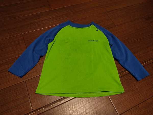 mont-bell モンベル WIC.ラグラン ロングスリーブT Baby's サイズ90　ウイックロン　長袖Tシャツ Kid's 100 子ども用 モンベルキッズ 