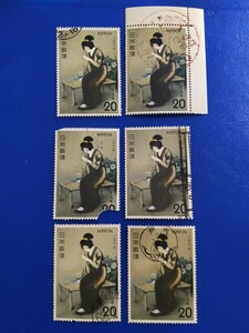 切手趣味週間　１９７４年 使用済　風景印　可読印有り　ロット