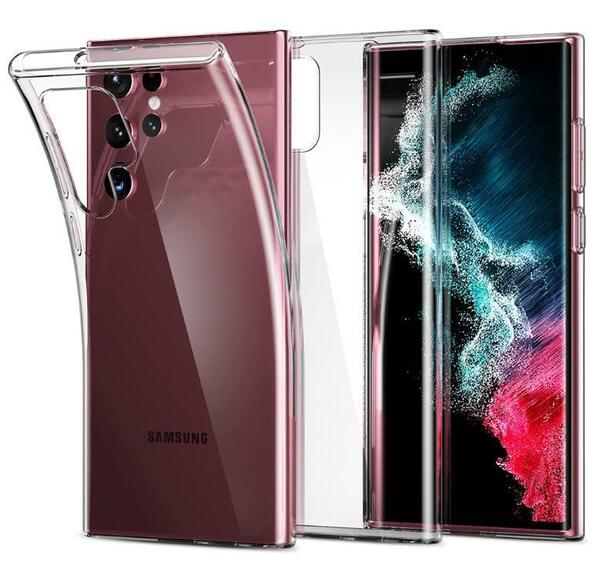 Galaxy S22 Ultra クリア シリコン ケース カバー ギャラクシー s22 ウルトラ ショック 軽減【galaxy S22 U SCG14 SC-52C クリアケース】